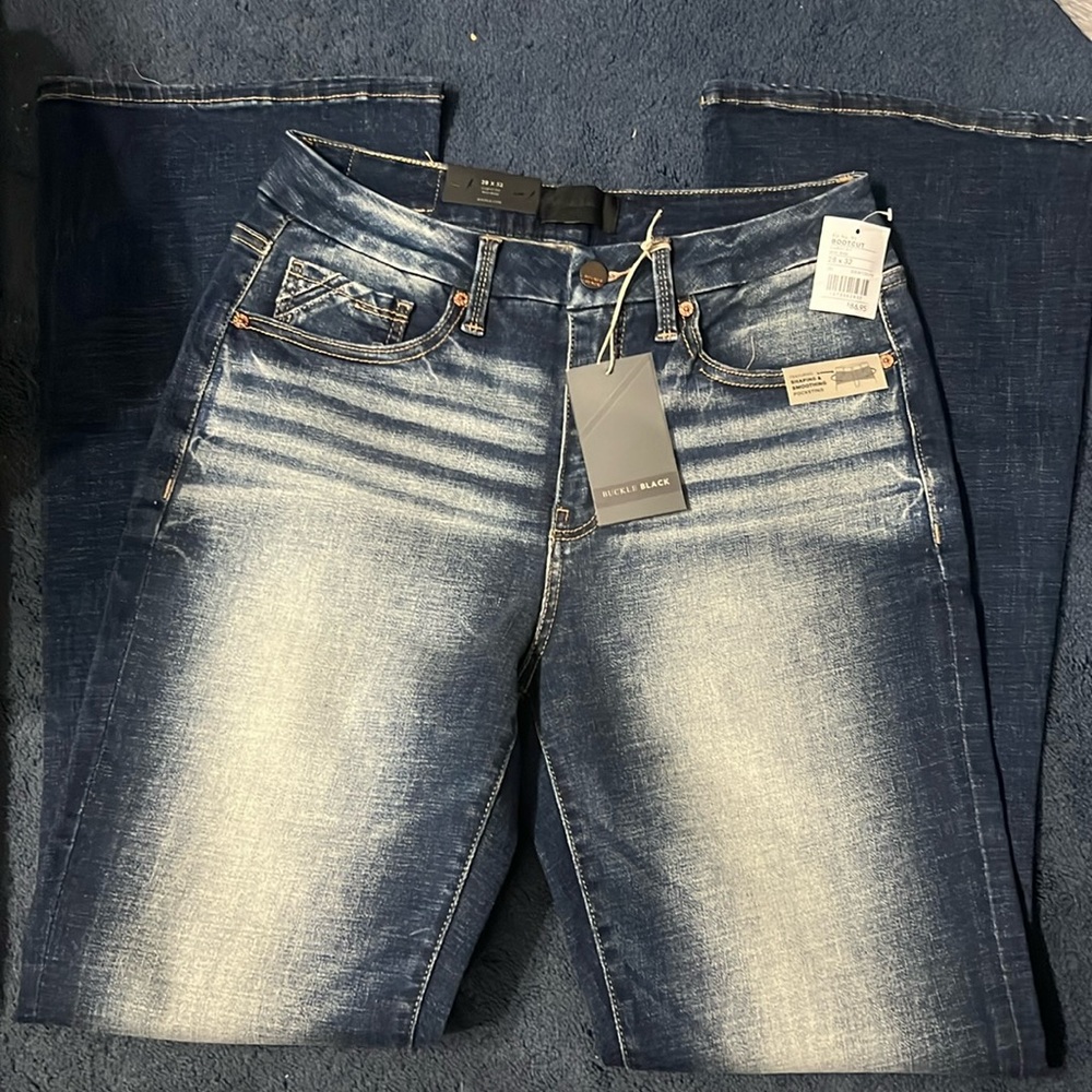 Buckle Black Jeans